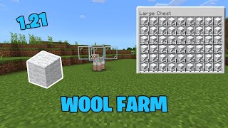 Minecraft Wool Farm 121 [upl. by Solis]