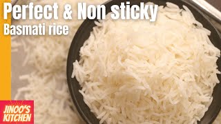 How to Cook Basmati Rice Perfectly  Tips for non sticky basmati rice for biryani and fried rice [upl. by Yrok]