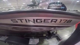 2016 Lowe Boats Stinger 178 Fishing Boat Overview [upl. by Milburt42]