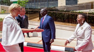 See how President Ruto received Poland President Andrzej Duda at State House Nairobi [upl. by Nahrut]