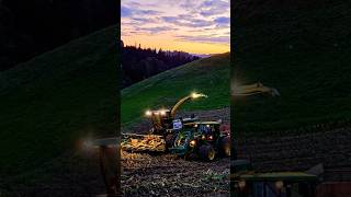 Hirschpower am Limit 🌽 farming johndeere agriculture [upl. by Aivun62]