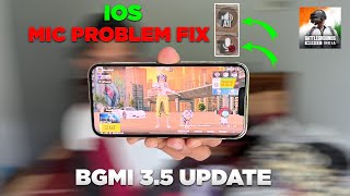 Bgmi 35 How To Fix Iphone Bgmi Mic Problem 🎤\ Bgmi Mic Not Working In Iphone  Bgmi Glitch Problem💯 [upl. by Bouchard]