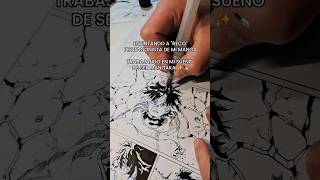 DESAFÍO SER MANGAKA EN LATAM ✒️✨️ Dibujando un manga en tradicional 🔥 manga mangaka mangaart [upl. by Charlene]