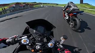 Sonoma Raceway  KTM RC390  31824 [upl. by Darreg]