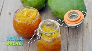 Quick Mango Chunda Aam ka Chunda Gujarati Raw Mango Sweet Pickle by Tarla Dalal [upl. by Adne622]