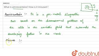 What is amniocentesis How is it misused [upl. by Sigmund]