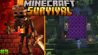 EFSANE PORTAL ve NETHER KEÅžFÄ° Minecraft Survival 9 minecraft [upl. by Woodruff]