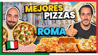 DÓNDE COMER PIZZA en ROMA 🇮🇹 TOP 4 MEJORES PIZZERÍAS 100 AUTÉNTICA [upl. by Nnoj]