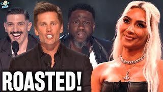 DAMN Kim Kardashian Gets BOOED amp DESTROYED at The Roast of Tom Brady Live On Netflix  Best Burns [upl. by Ytinav731]