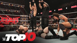 Top 10 Monday Night Raw moments WWE Top 10 Nov 18 2024 [upl. by Diena662]