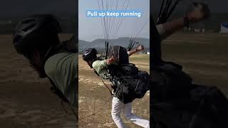 Learn basic paragliding in Bir shortvideo trending travel subscribe viralvideo virel india [upl. by Hayn210]