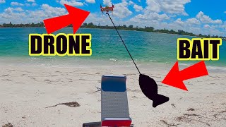 I Went Drone Fishing Flying Big Baits Over The Ocean SwellPro Splash Drone 4 [upl. by Bysshe611]