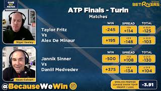 ATP Tour Finals in Turin  Predictions amp Picks for Thursdays Matches [upl. by Rhtaeh]