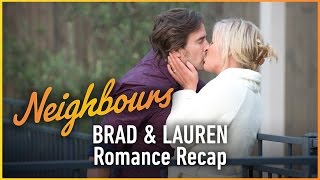 Neighbours  Brad amp Lauren Romance Recap [upl. by Sylvester]