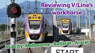 Reviewing the VLine VLocity  Melbourne to Ararat by train [upl. by Rosamond]