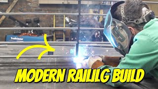 Moden Railing Build [upl. by Kcirded]