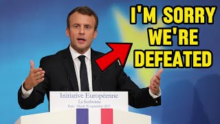 French President Macron REVEALS Europes BIGGEST FEAR Its Over For Eurasia [upl. by Neisa]