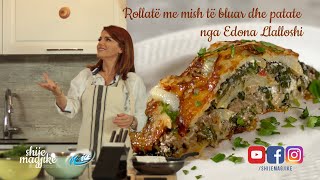 Rollatë me mish të bluar dhe patate nga Edona Llalloshi Shije Magjike [upl. by Sterling]