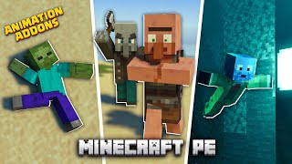 Top 10 Animation Addons For Minecraft Pe That You Must Try [upl. by Sergu]