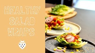 Gesunde Fitness Salad Wraps einfach selbst machen [upl. by Zilada720]