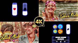 💞 Kadikara Mulla Pola Song 🥰  Anegan Lyrics Video  Black Screen WhatsApp Status Salmi Editz [upl. by Foote]