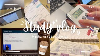 VLOG DE ESTUDO devocional e faculdade  venha estudar comigo 📚 [upl. by Greenwell]