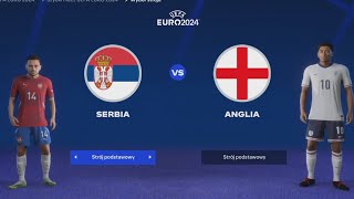 Mecz Euro 2024 Serbia vs Anglia 16062024 Godzina 2100 [upl. by Iggy]