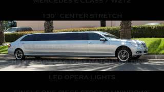 2010 MERCEDES E CLASS LIMOUSINE LIMO BY QUALITY COACHWORKS [upl. by Sirrad]