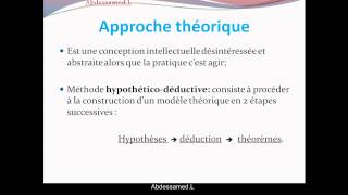 La méthode inductive approche empirique ET La méthode déductive approche théorique [upl. by Rahmann]