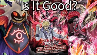 TCG Product Review  The Crimson King Structure Deck [upl. by Knick491]