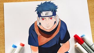 How to Draw Shisui Uchiha  Naruto  Step By Step Tutorial [upl. by Anolahs]