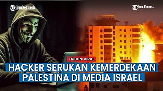 Hacker Pro Hamas Turun Tangan Acak acak Situs Media Israel [upl. by Artekal]