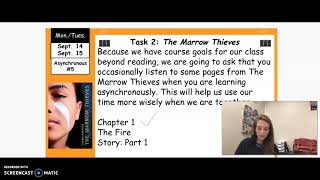 The Marrow Thieves Chapter 2 The Fire [upl. by Aniteb]