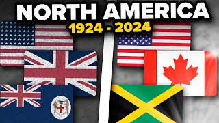 Evolution of ALL North American Flags Over Last 100 Years 19242024 [upl. by Yonatan]