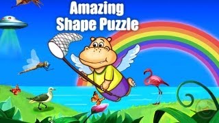 Amazing Shape PuzzleDeluxeKids Favorite Word Learning GameFREE  iPhone amp iPad Gameplay Video [upl. by Fulmer612]