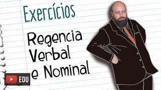 Exercícios de Regência Prof Noslen [upl. by Nnairda]