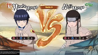 Hinata vs Neji in Ultimate Ninja Storm 4 [upl. by Einalem]