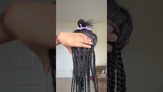 Tutorial on Knotless Braids [upl. by Abihsat]