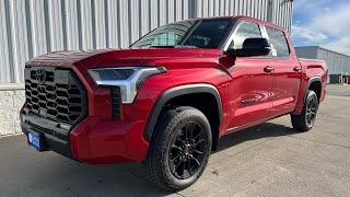 2024 Toyota Tundra Hybrid Limited SuperSonic Red With Boulder Interior [upl. by Sheley]