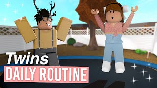 Mom amp Twins Daily Routine  Roblox Bloxburg Roleplay  alixia [upl. by Seymour]