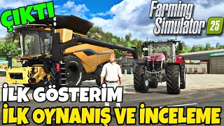 Farming Simulator 25 İLK OYNANIŞ  TÜM DETAYLAR İNCELEME 55ragnar FS25 CR11 MF 9S  FIRTINA [upl. by Atalaya134]