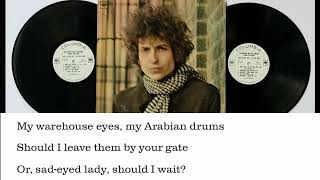 “Greatest Love Song” SAD EYED LADY OF THE LOWLANDS Bob Dylan Analysis [upl. by Hakceber]