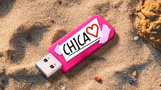 Encontré el USB de las CHICAS de Minecraft [upl. by Nedrud773]