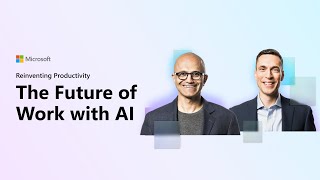 The Future of Work With AI  Microsoft March 2023 Event [upl. by Aitram]