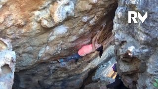 Oriane Bertone dans Golden Shadow 8B à Rocklands  Relais Vertical Ep72 [upl. by Niatsirhc255]