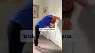 Simple wall stretch routine targeting your Midback and Thorax area [upl. by Ardied]