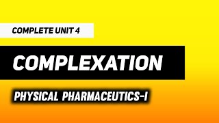 Complexation And Drug Action  Protein Binding  Physical Pharmaceutics  Imperfect Pharmacy [upl. by Aura64]