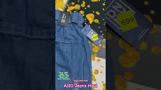 AJIO DNMX Jeans Haul  AJIO Jeans Haul under ₹500 ajio dnmx jeans ajioclothing trending shorts [upl. by Oterol]