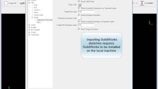 SURFCAM Tutorial  SolidWorks Import Settings [upl. by Kevin]