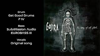 Gojira  Oroborus  Guitar Backing Track with vocals [upl. by Martreb923]